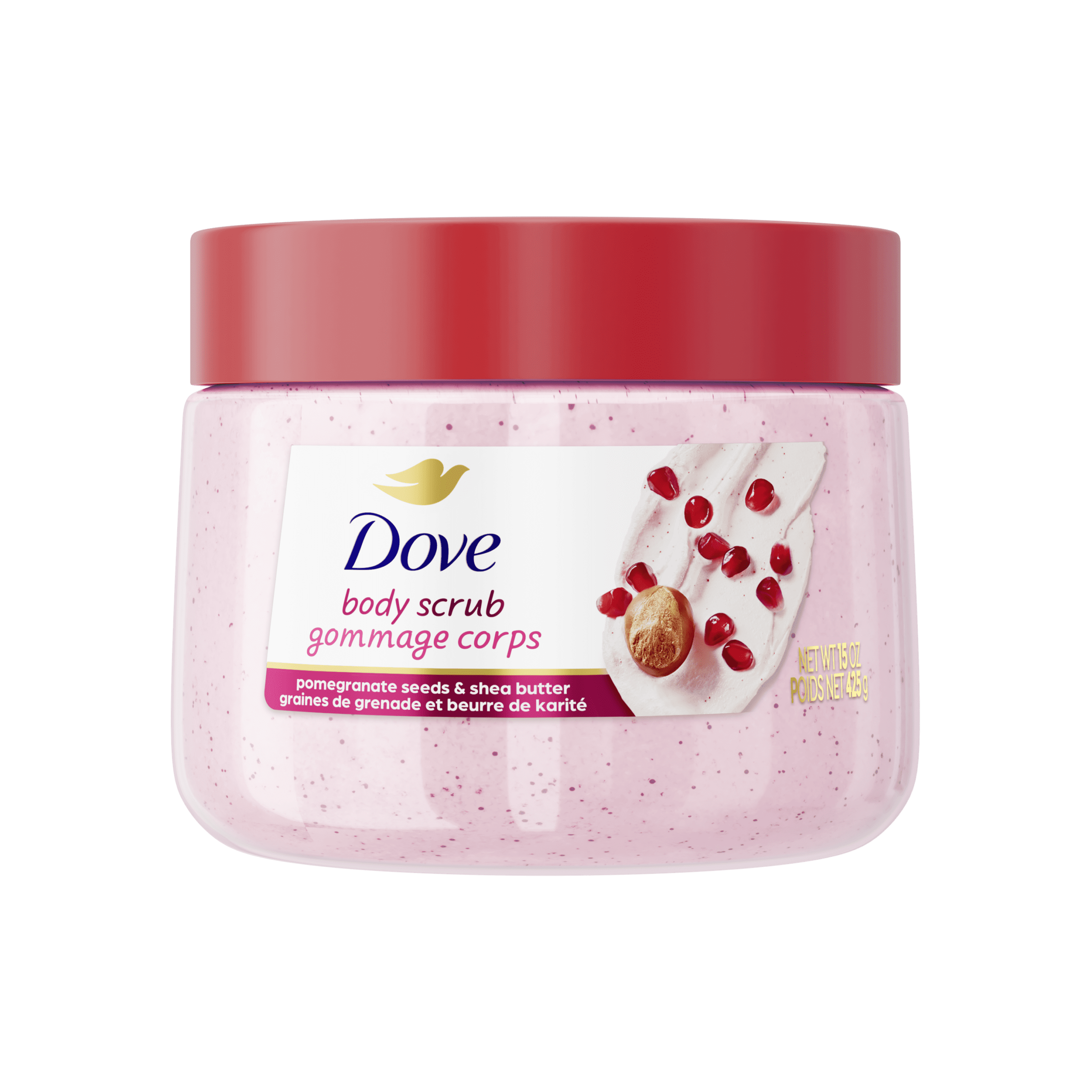 Dove Exfoliating Body Polish – Pomegranate Seeds & Shea Butter