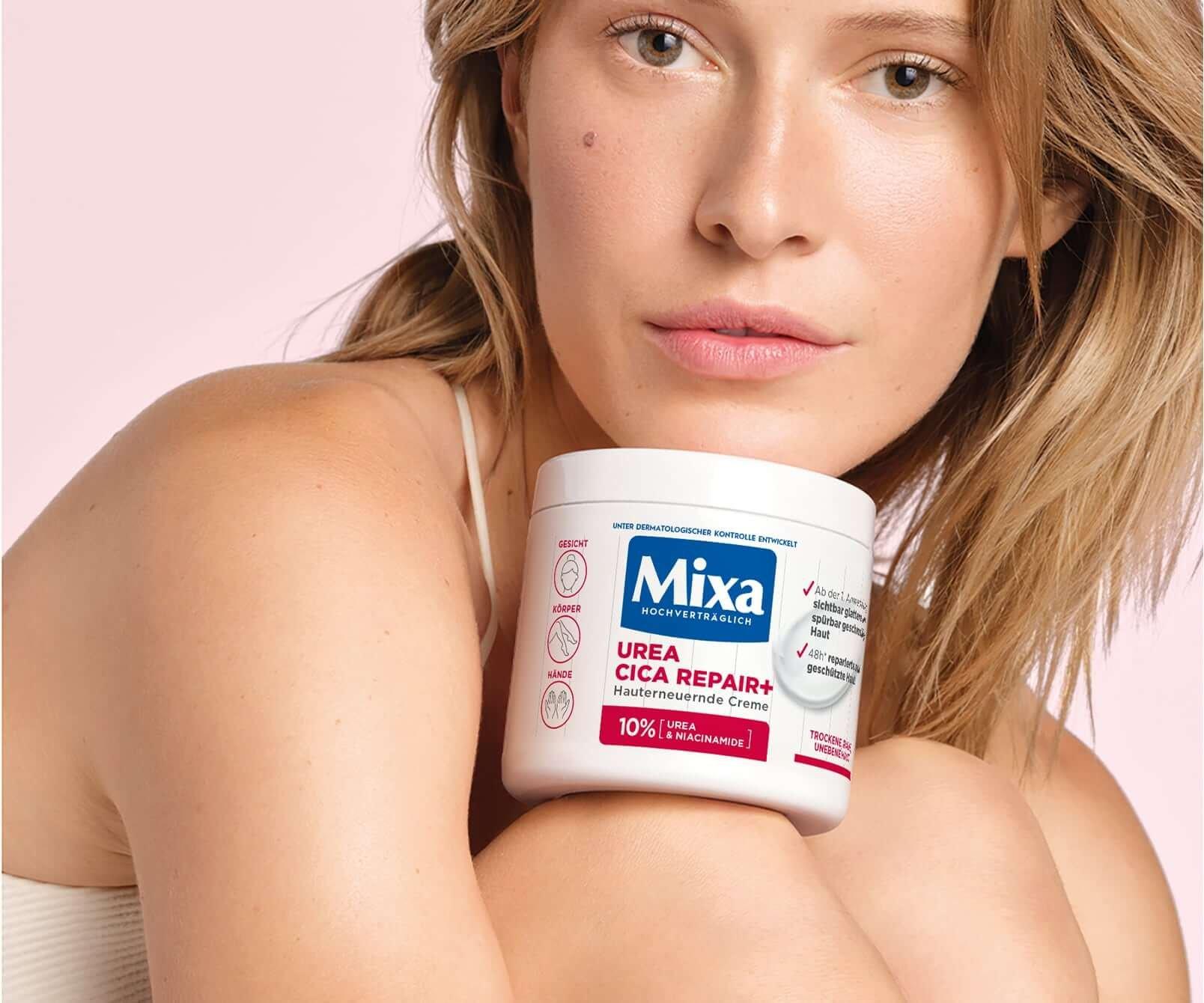 Mixa Urea Cica Repair+ 10% Urea – Crème Réparatrice Peaux Sèches et Abîmées – Image 3