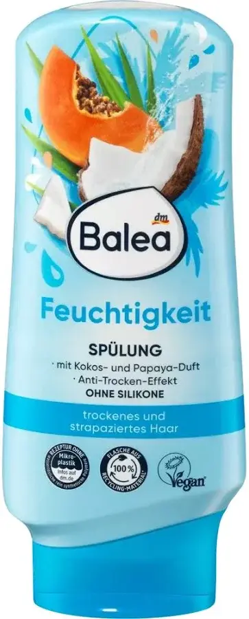 Balea Après-shampooing Hydratant 300ml – Conditioner Cheveux Secs Sans Silicone