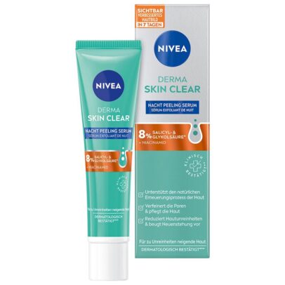 NIVEA Derma Skin Clear Night Peeling Serum