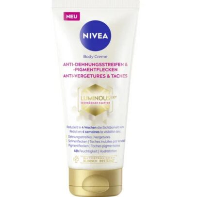 NIVEA Luminous 630 Crème Corps – Anti-Vergetures & Taches Pigmentaires 200ml
