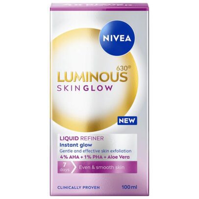 NIVEA Luminous 630 Skin Glow Lotion Éclat Exfoliant AHA PHA 100ml