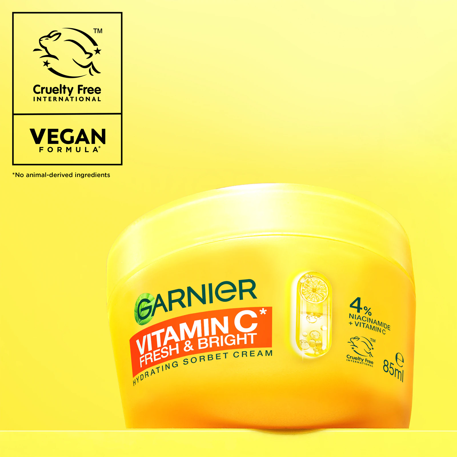 Garnier Vitamin C Fresh & Bright Hydrating Sorbet Cream – Image 3
