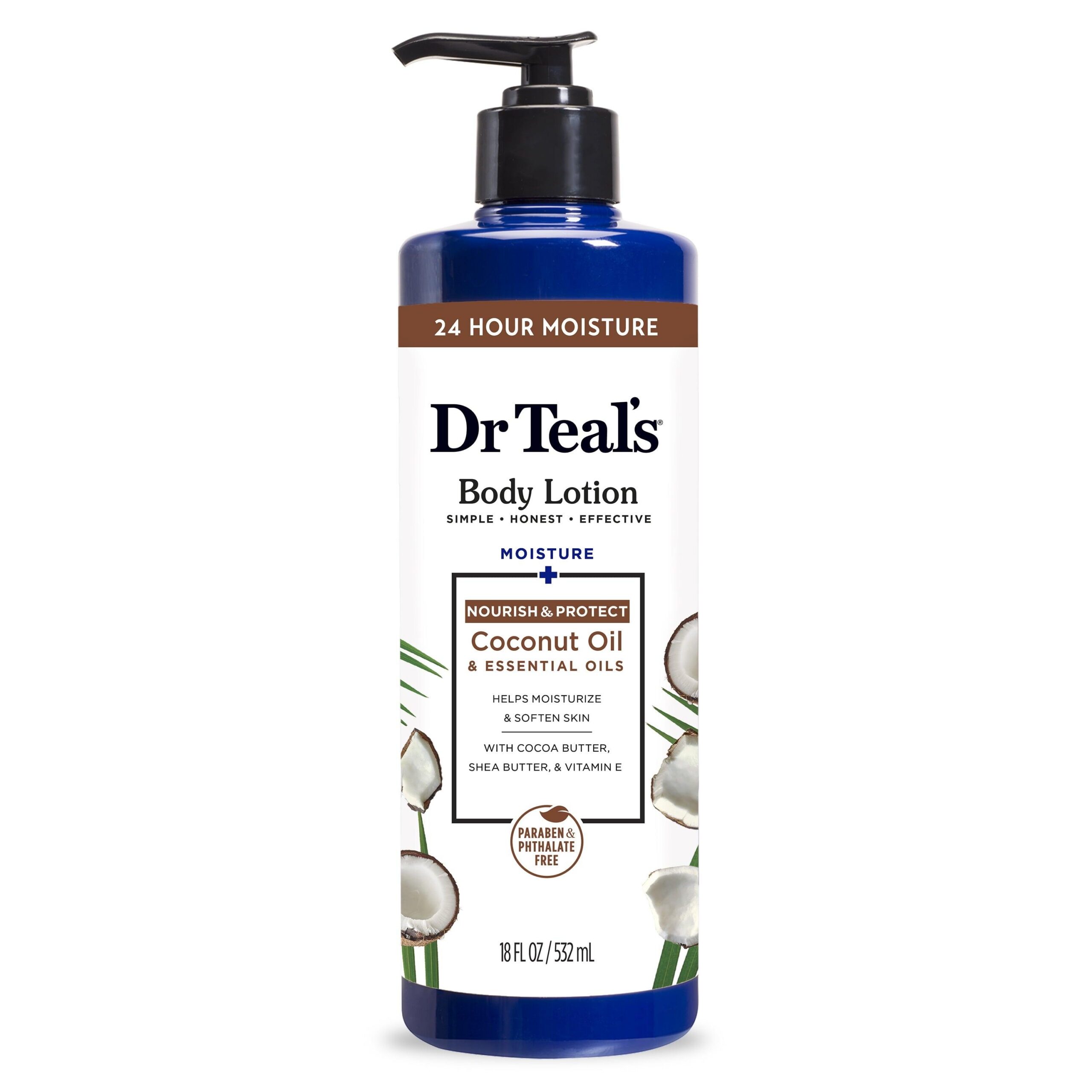 Dr Teal’s Body Lotion Huile de Coco – Nutrition & Hydratation 24h