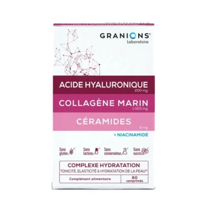 Granions Acide Hyaluronique & Collagène Marin – Hydratation & Élasticité de la Peau
