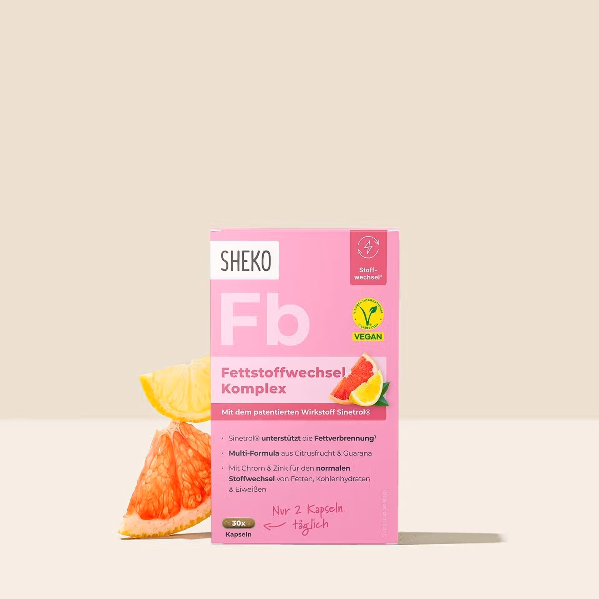 SHEKO Fb Fettstoffwechsel Komplex – Brûle-Graisse & Métabolisme Vegan